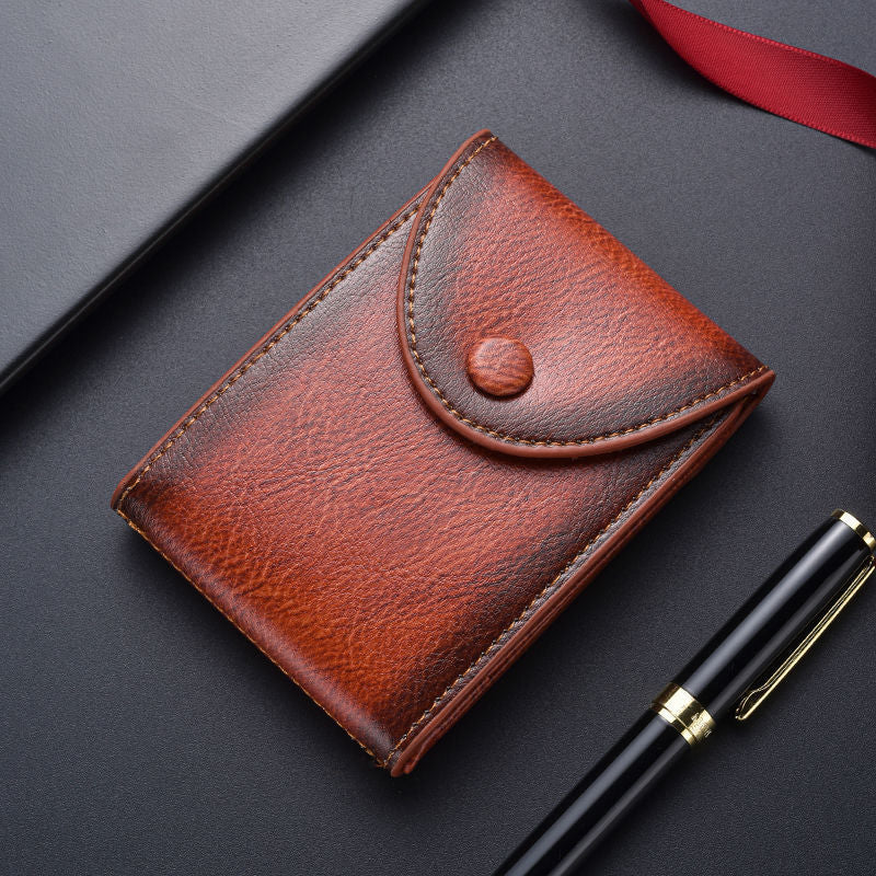 Compact Leather Cardholder — product view 1
