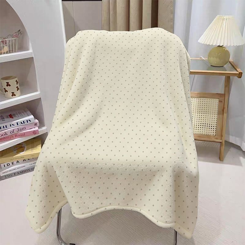 Cozy Dot Pattern Throw Blanket LoungeYard — product view 7