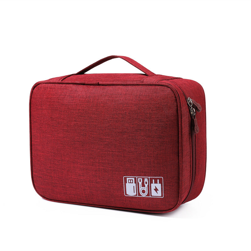 Multi-Compartment Electronic Accessories Organizer LoungeYard — product view 7