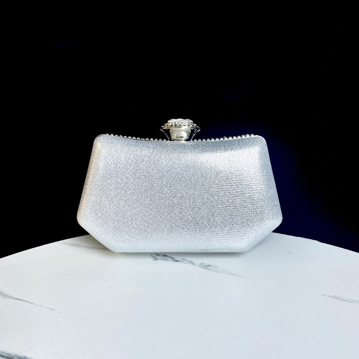 Sparkling Rhinestone Decorative Clutch — product view 3