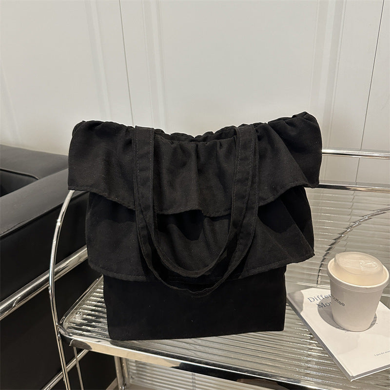 Chic Ruffled Tote Bag LoungeYard — product view 4