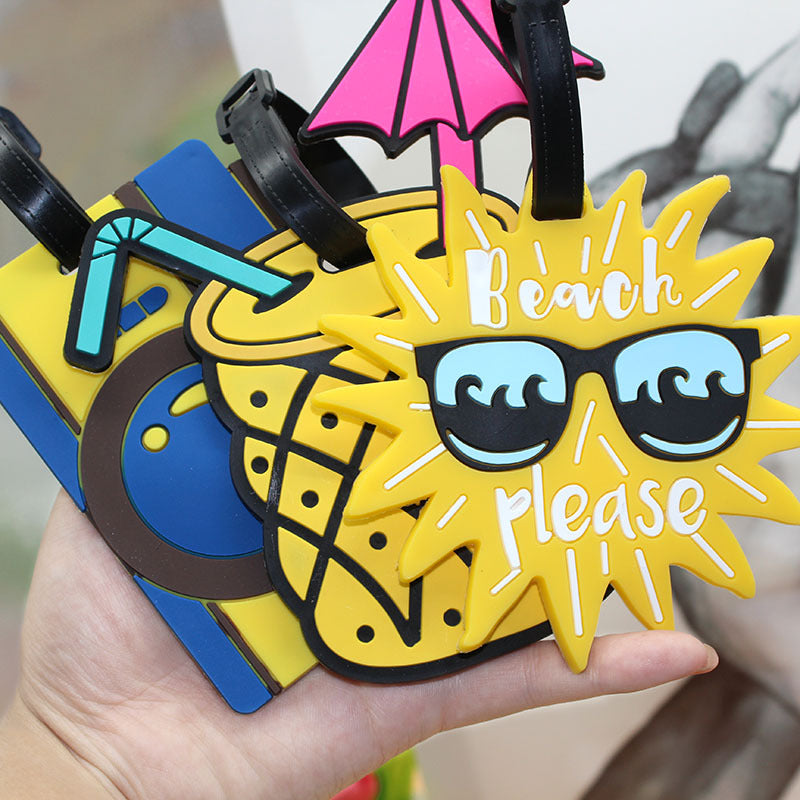 Unisex Silicone Luggage Tag in Creative Octopus Design LoungeYard — product view 2