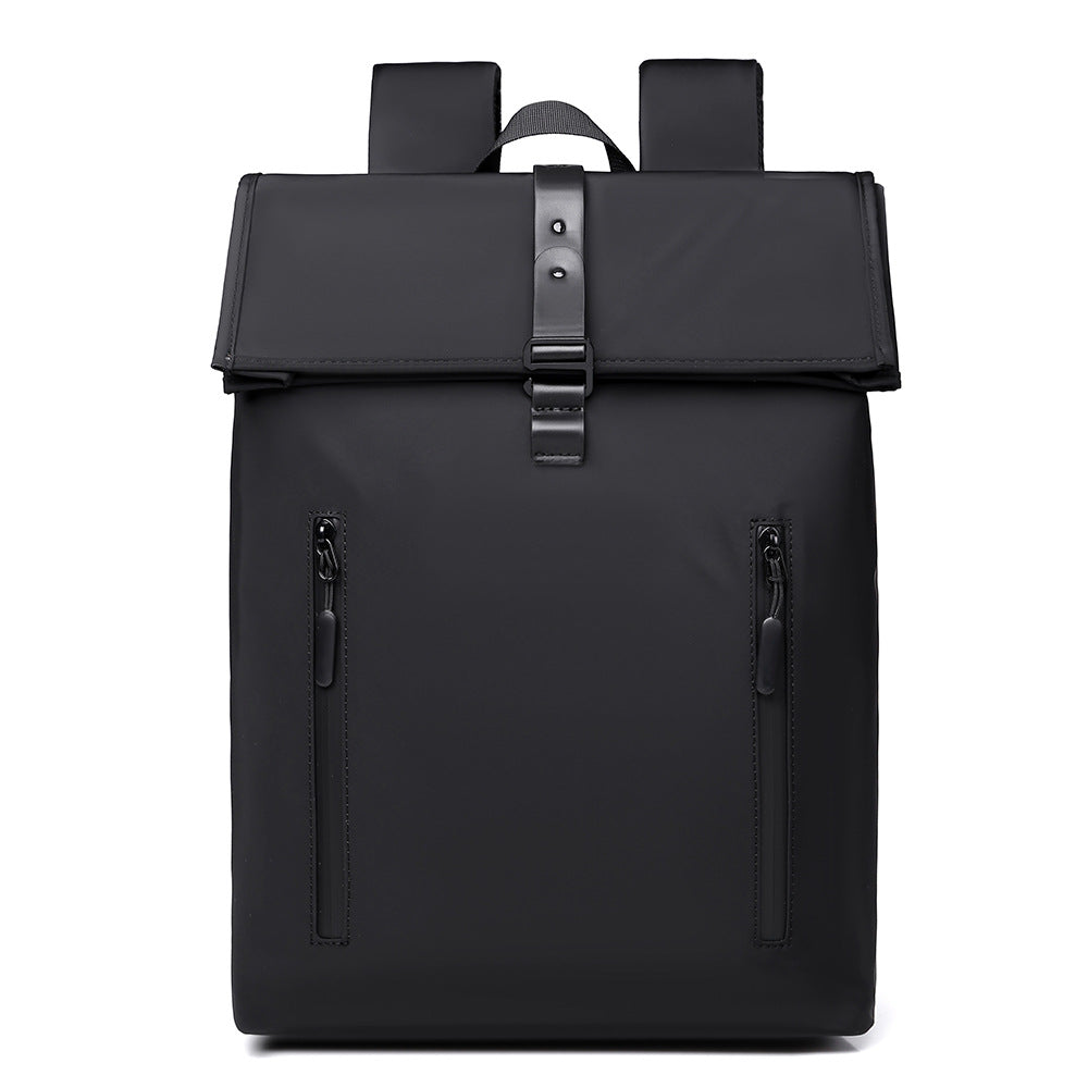 Stylish Waterproof Roll-Top Backpack LoungeYard — product view 5