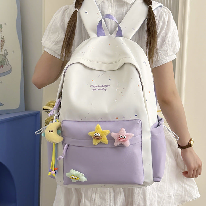 Fun Illustrated Casual Backpack LoungeYard — product view 3
