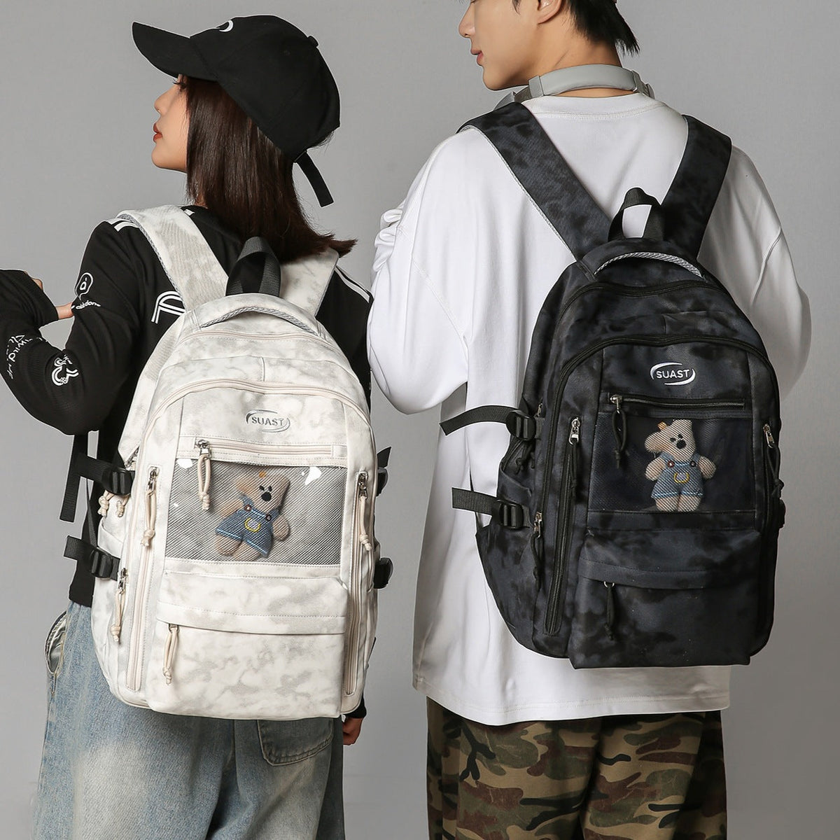 Multi-Pocket Lightweight Travel Backpack LoungeYard — product view 2