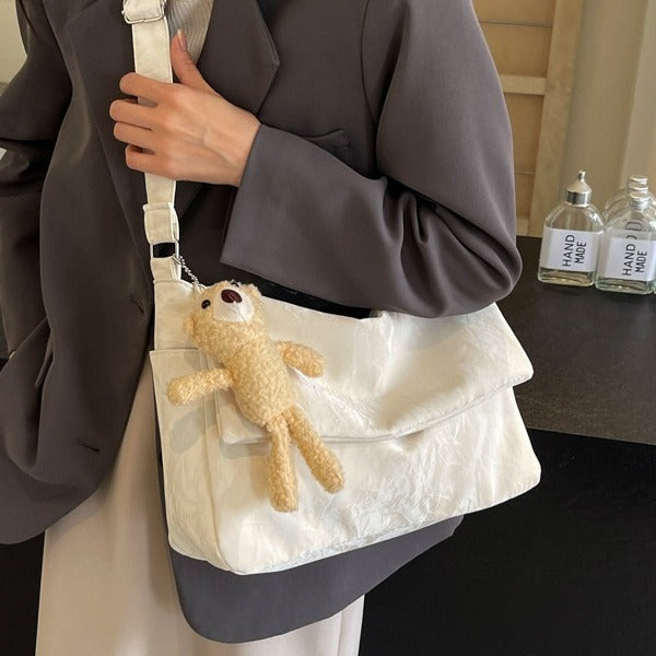 Textured Slouchy Shoulder Bag — product view 4