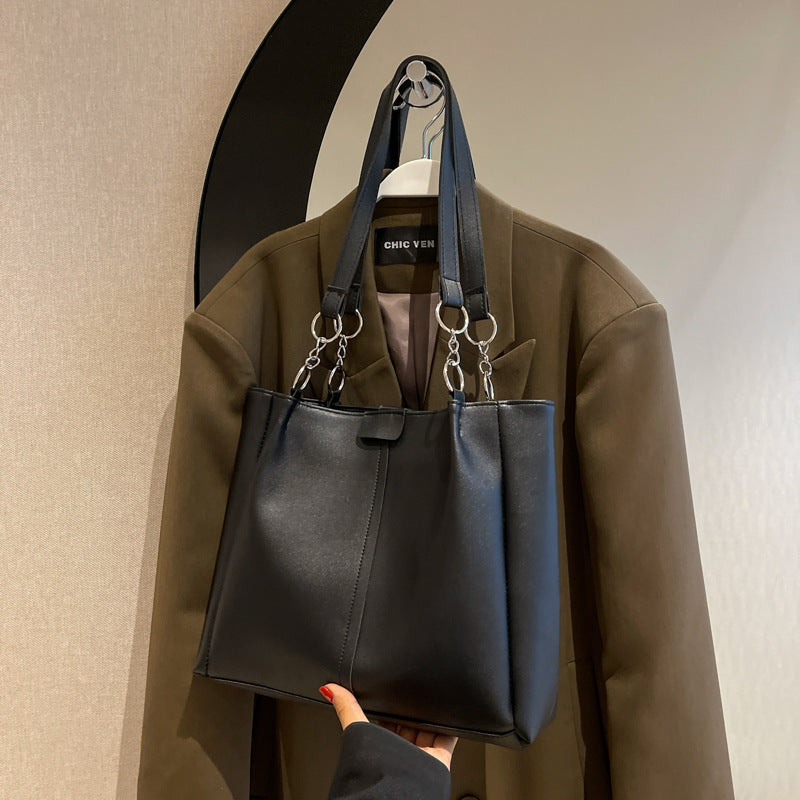 Contemporary Satchel Handbag — product view 4