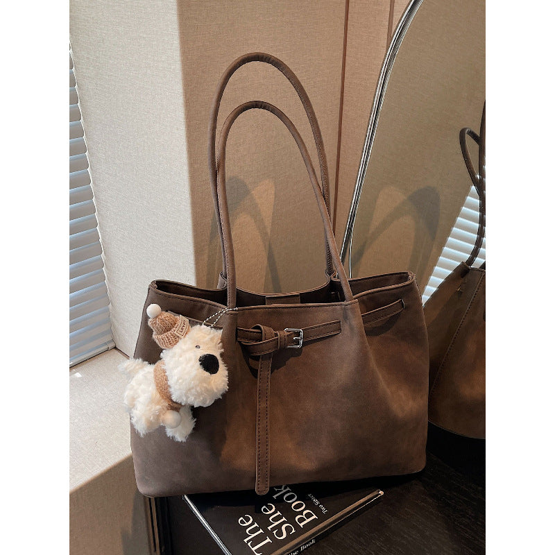 Premium Soft Leather Tote Bag LoungeYard — product view 1