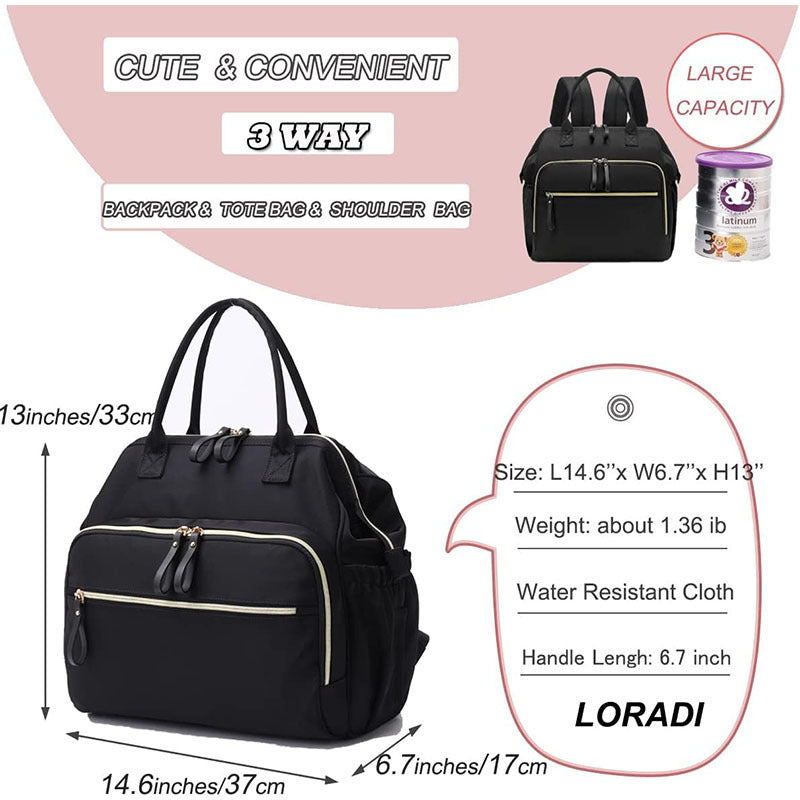 Multifunctional Workbag with Organizer Compartments LoungeYard — product view 2