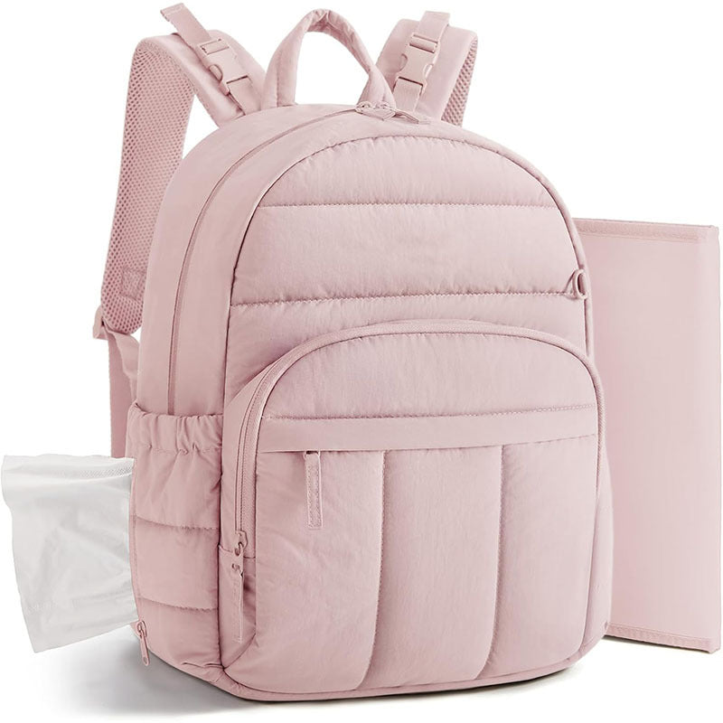 Padded everyday backpack with versatile compartments and ergonomic design LoungeYard — product view 5