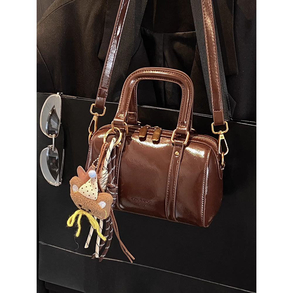 Soft Leather Handheld Satchel LoungeYard — product view 4