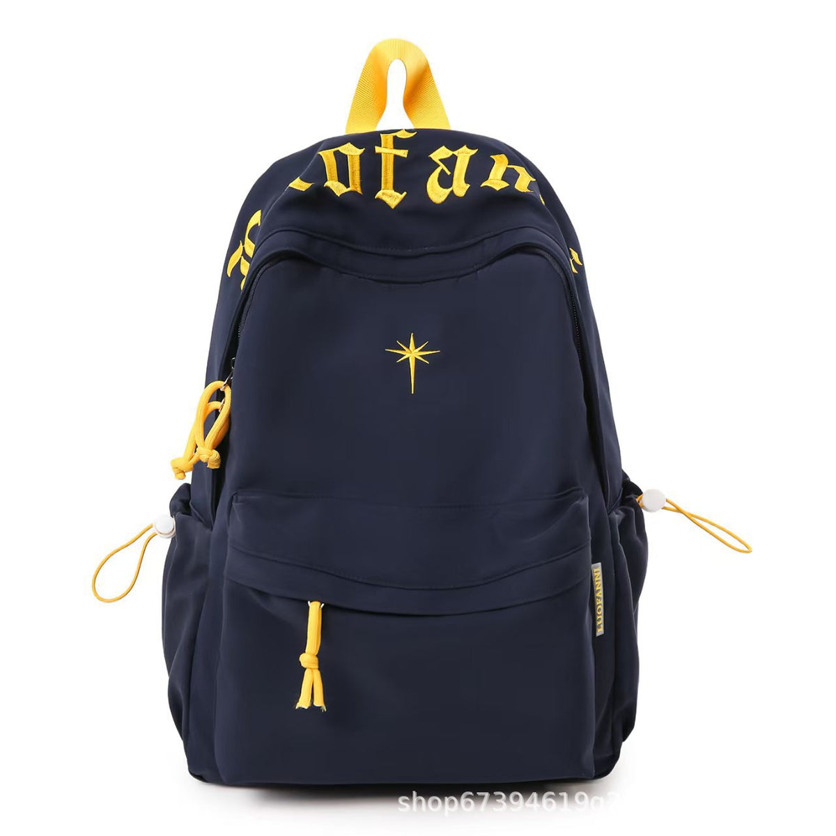 Fashion-Forward Embroidered Backpack LoungeYard — product view 4