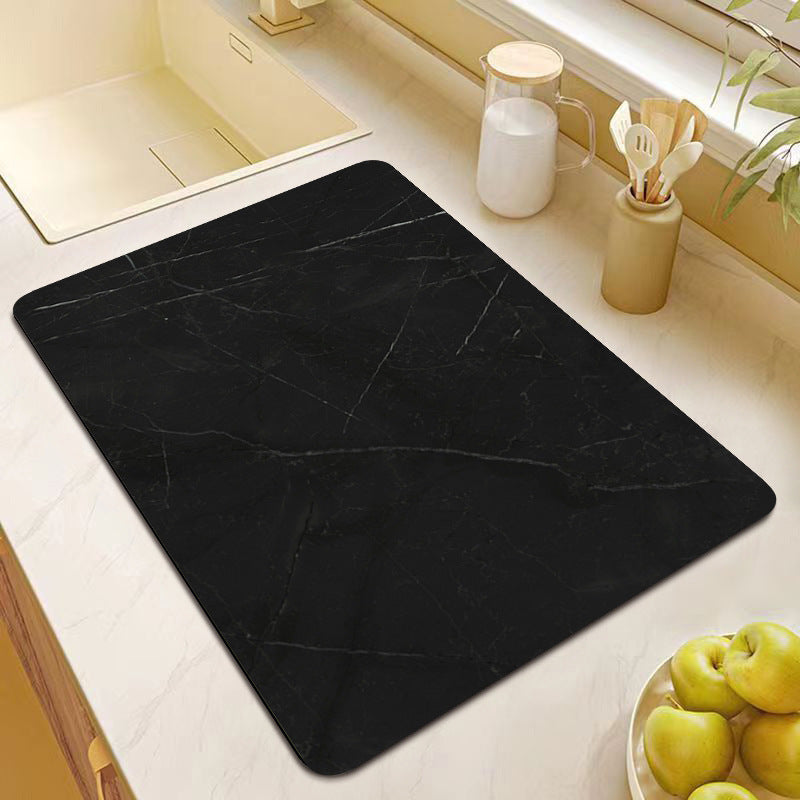 Premium Marble Print Kitchen Mat Bowlift — product view 6