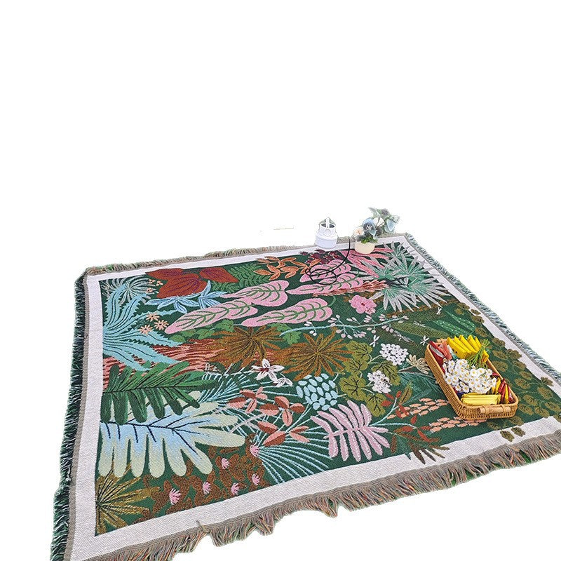 Artistic Woven Tapestry Blanket — product view 5