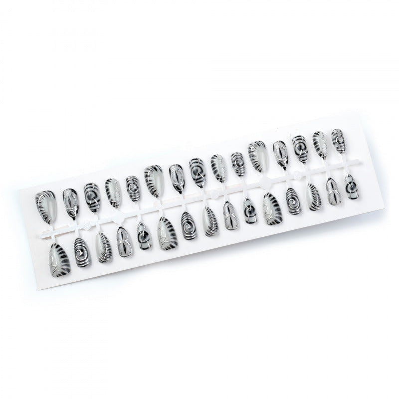 Artistic Gothic-Inspired Press-On Nail Set — product view 4