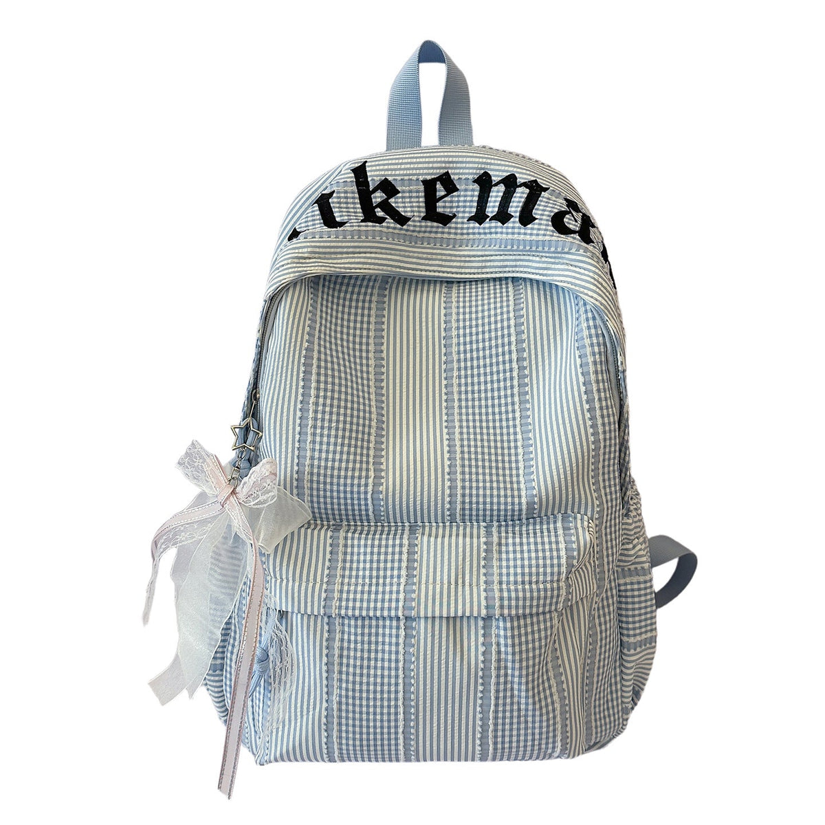 Stylish Checkered Backpack LoungeYard — product view 5