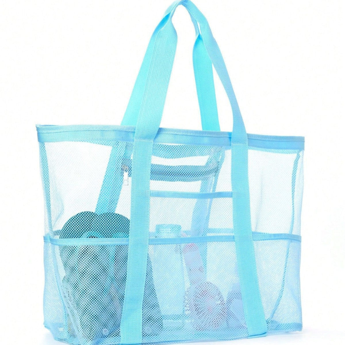Practical beach bag with mesh design LoungeYard — product view 4