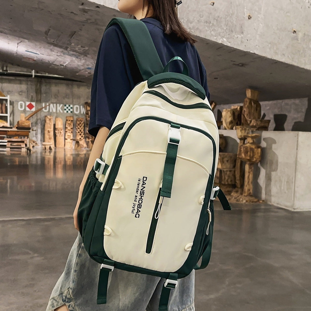 Durable Multi-Compartment Backpack LoungeYard — product view 2