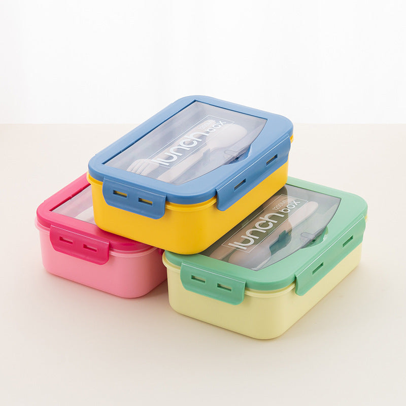 BPA-Free Lunch Box with Cutlery Set — product view 1