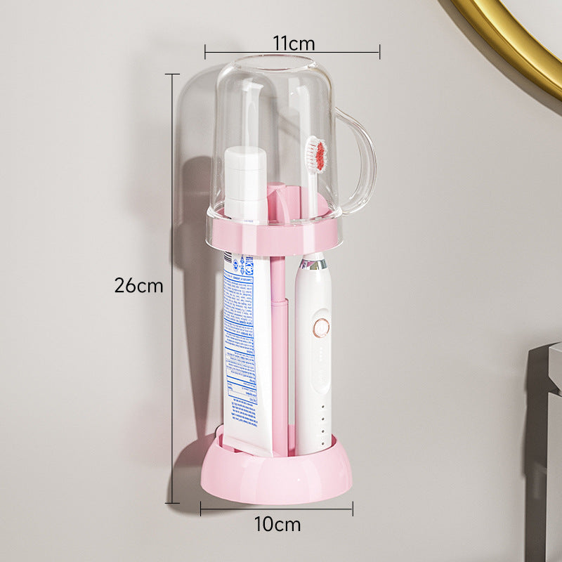 Wall-Mounted Toothbrush Storage LoungeYard — product view 5