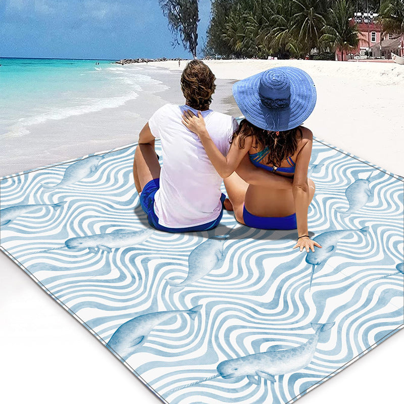 Picnic blanket in maritime design LoungeYard — product view 7