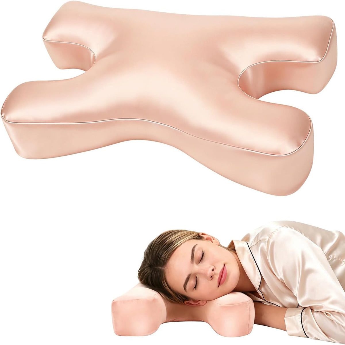 ergonomic neck cushion LoungeYard — product view 2