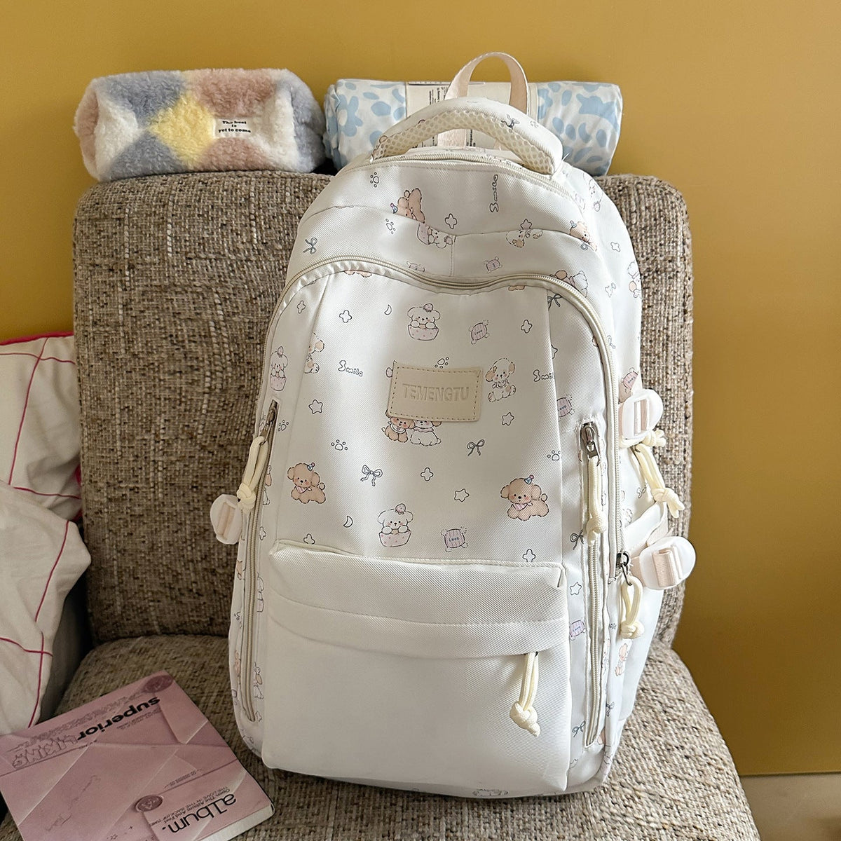 Cute Character-Themed Backpack LoungeYard 1791205712 — product view 7