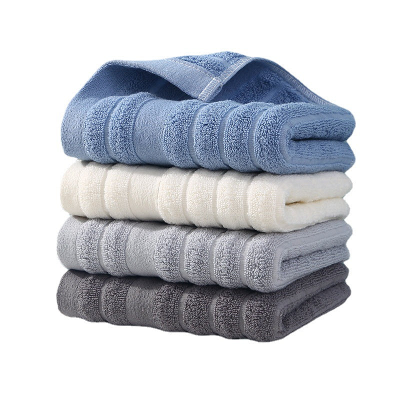 High-quality terry towel with decorative striped pattern LoungeYard — product view 2