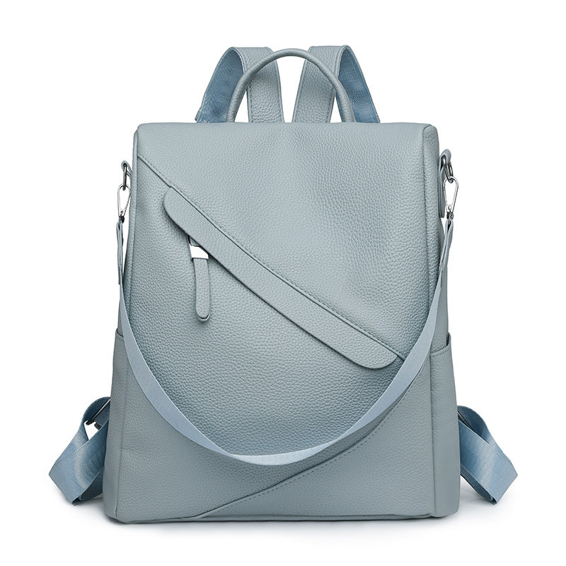Elegant Leather Laptop Backpack LoungeYard — product view 5