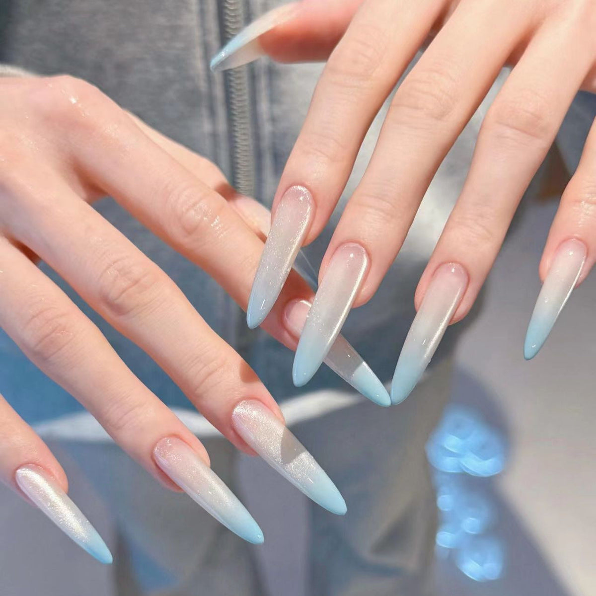 Long Gradient Acrylic Nail Extensions — product view 2