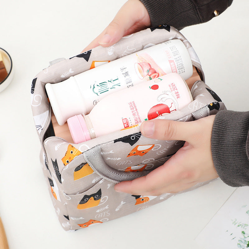 Insulated Flamingo-Themed Lunch Bag — product view 1