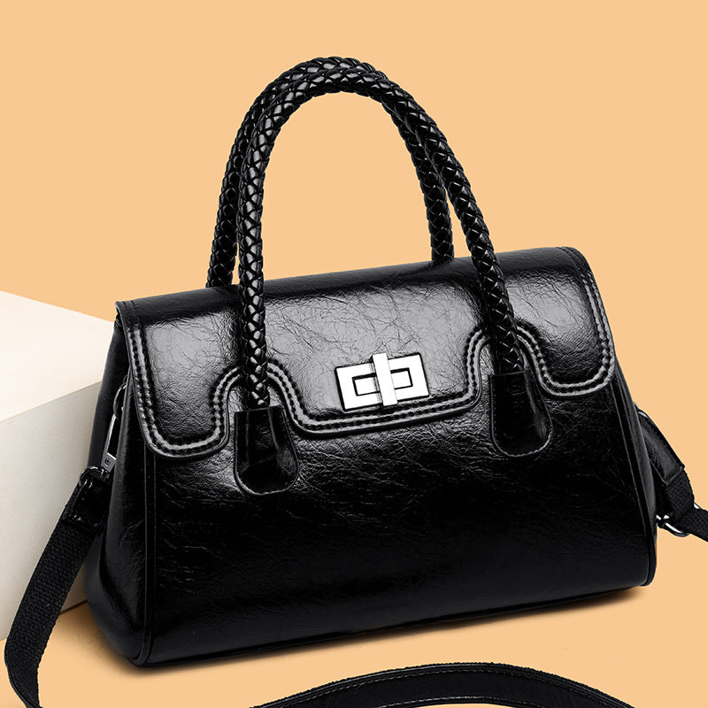 Elegant Double-Handle Handbag LoungeYard — product view 2