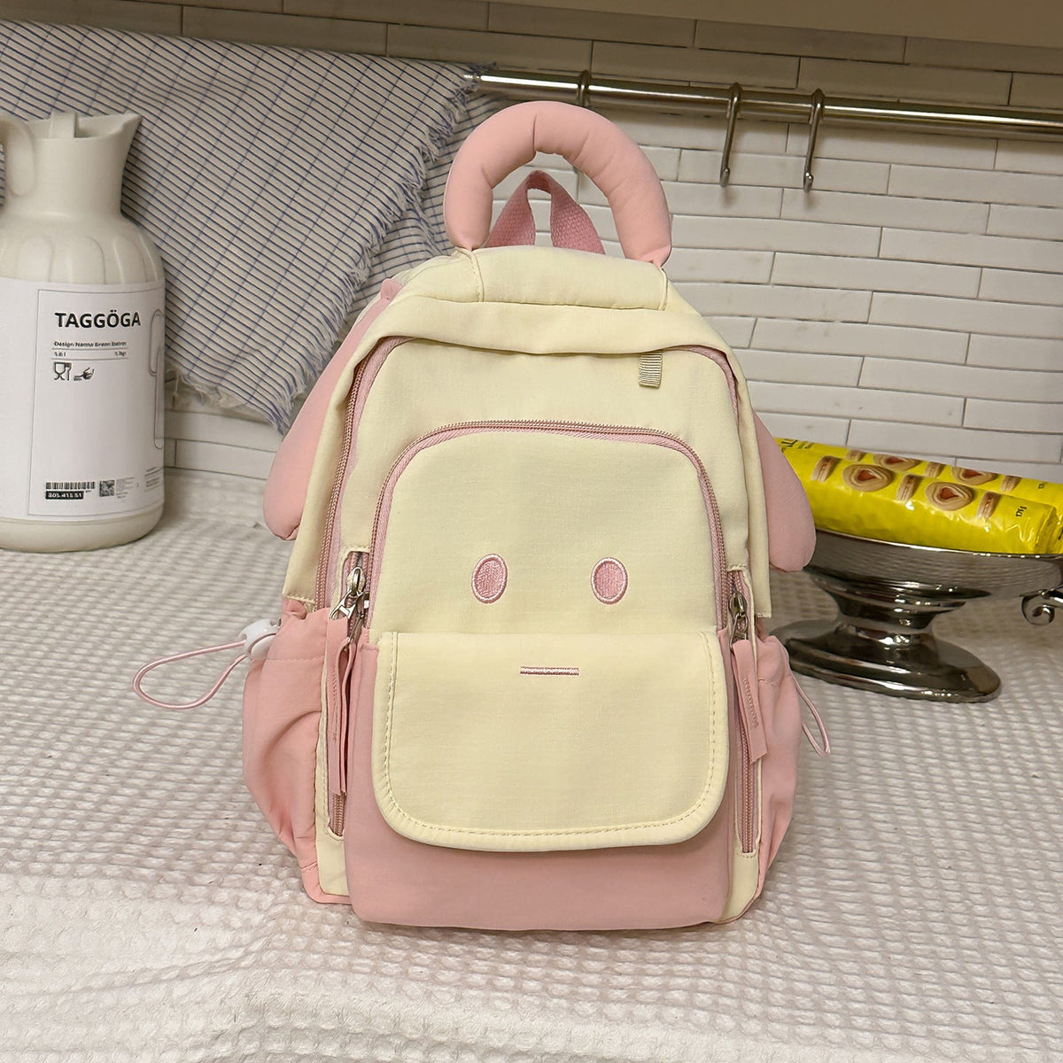 Cute Cartoon Animal-Themed Backpack LoungeYard — product view 7