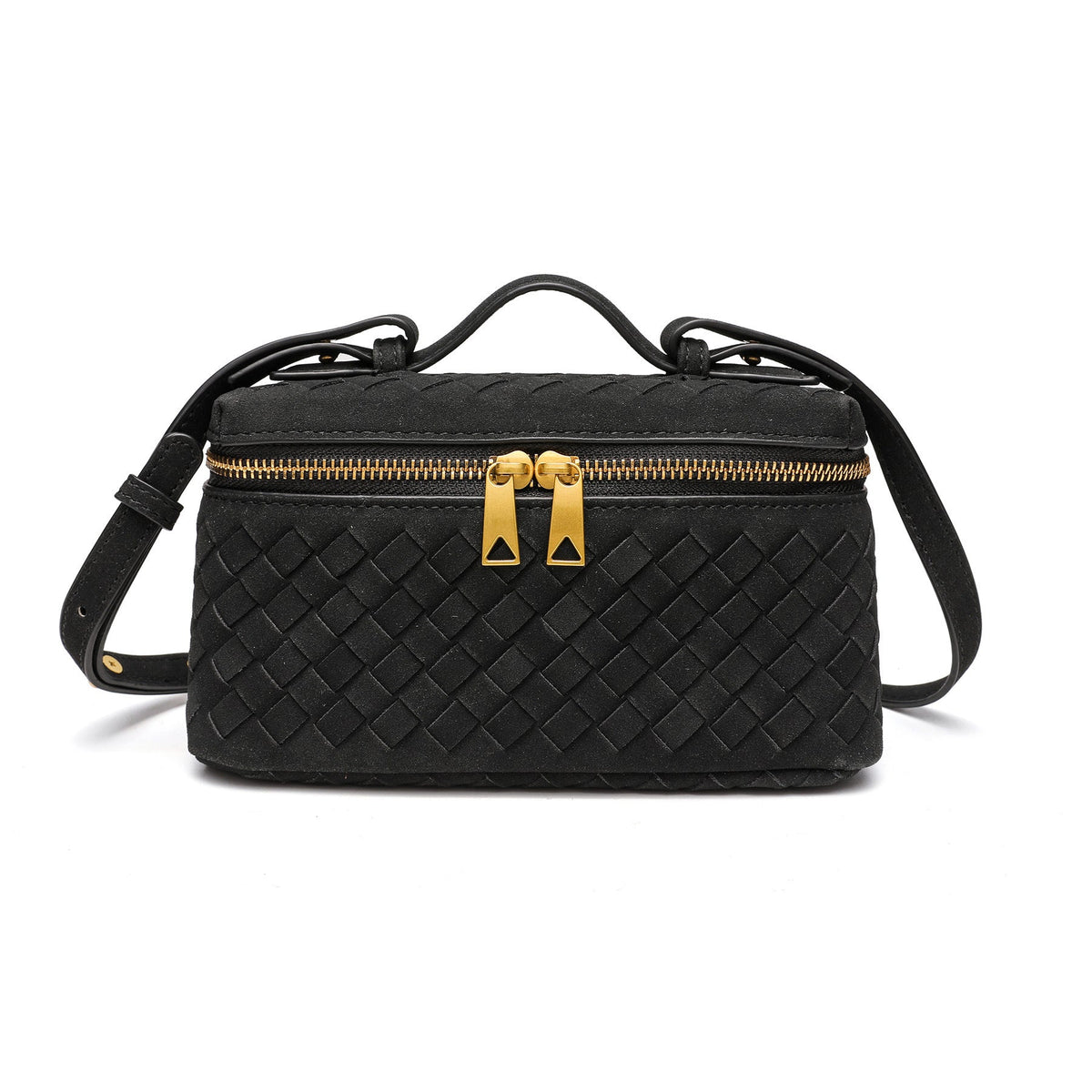 Textured Suede Crossbody Handbag LoungeYard — product view 6