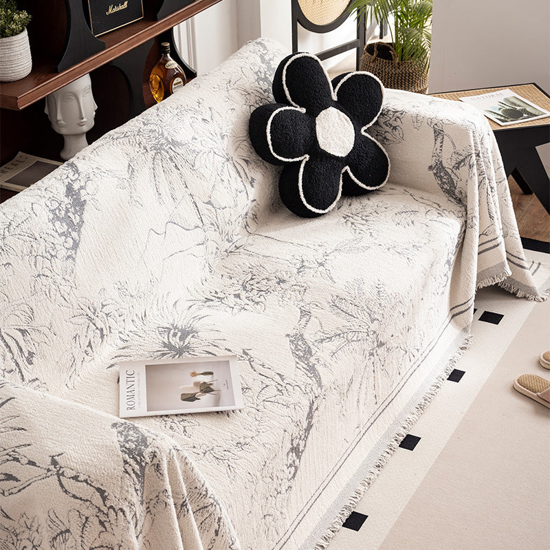 Artistic Floral Tapestry Blanket — product view 3