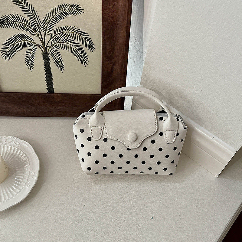 WoStylish Polka Dot Handheld Bag LoungeYard — product view 3