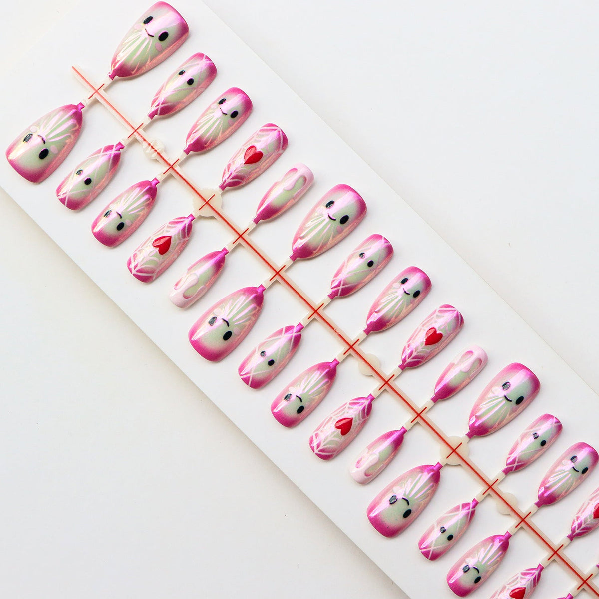 Playful Cartoon Jellyfish Press-On Nails — product view 4