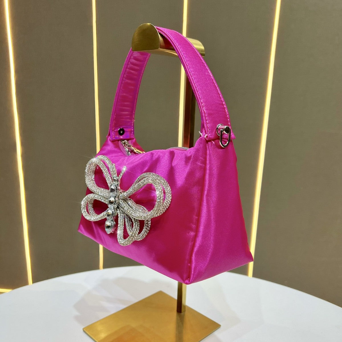 Butterfly-Embellished Evening Handbag — product view 2