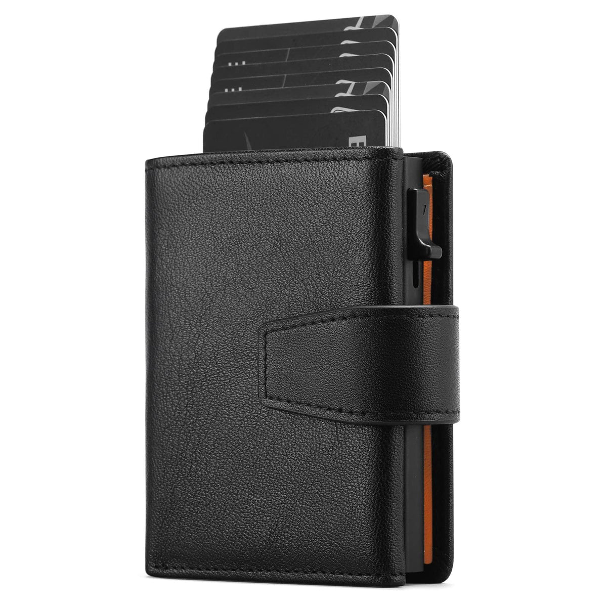RFID-Blocking Leather Card Organizer LoungeYard — product view 1