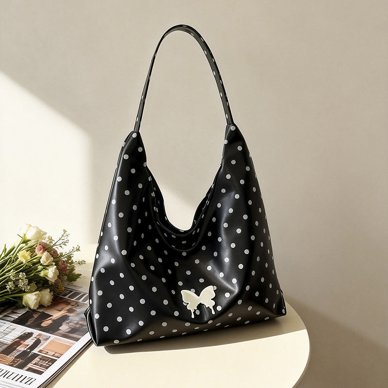 WoChic Polka Dot Hobo Bag LoungeYard — product view 1