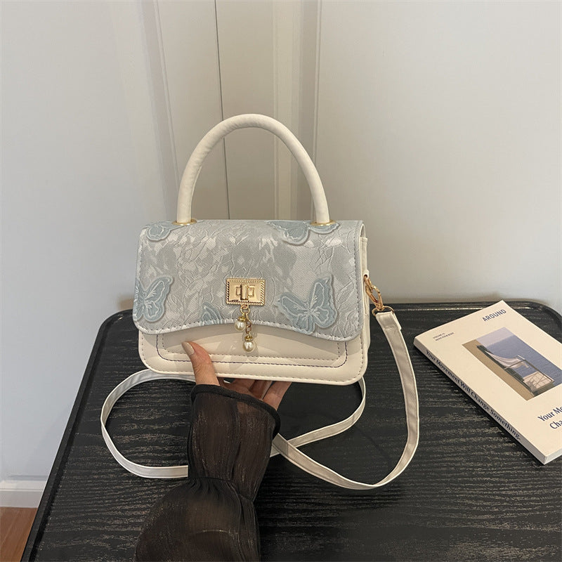 Elegant Floral Patterned Evening Handbag — product view 6