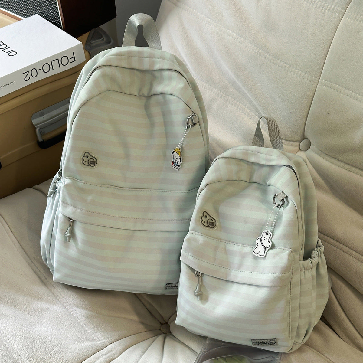 Playful Striped Backpack — product view 2