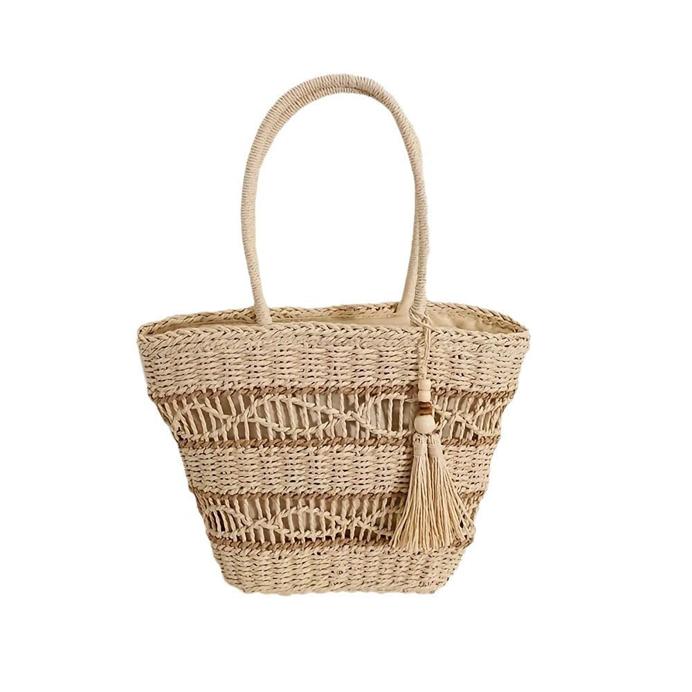 Handbag Made from Handwoven Natural Material LoungeYard — product view 3