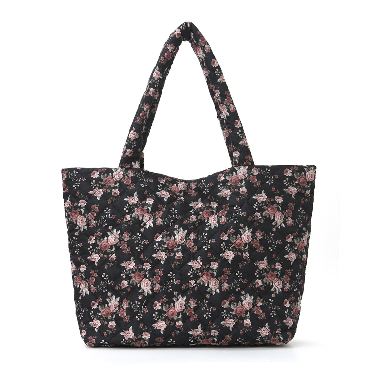 Trendy shopping bag with cute bear and strawberry design LoungeYard — product view 5