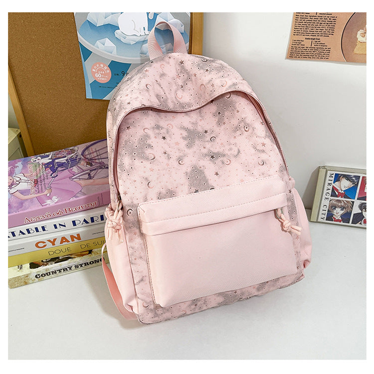 Stylish Star-Patterned Backpack — product view 3