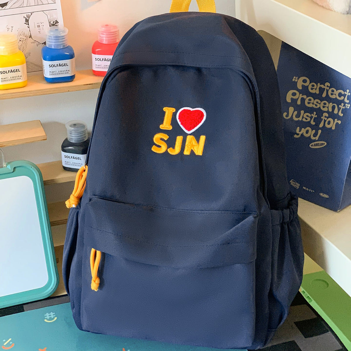Embroidered Graphic Backpack LoungeYard — product view 6