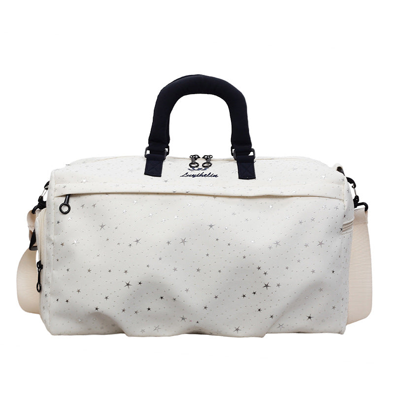 Stylish Star-Patterned Weekend Duffle Bag — product view 5