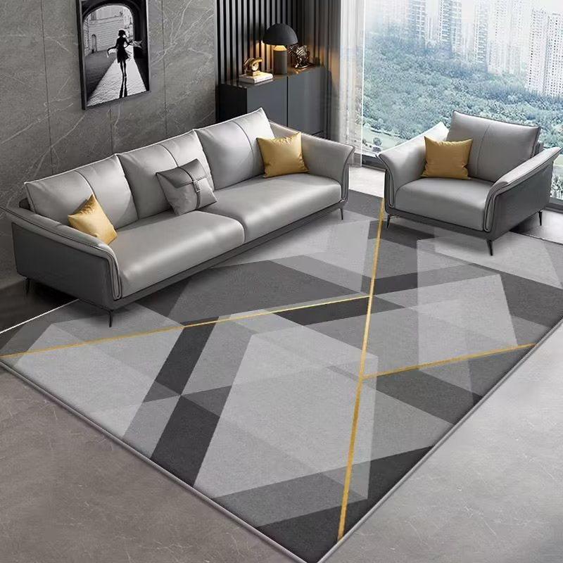 Modern Abstract Area Rug Bowlift — product view 5