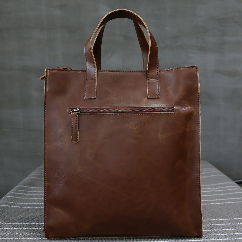 Stylish and Spacious Leather Bag LoungeYard — product view 2