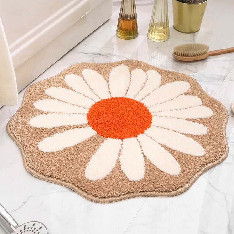 Floral Design Bath Mat LoungeYard — product view 6